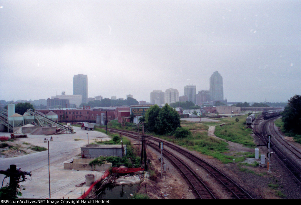 The view from Boylan Avenue bridge long before the new station was planned